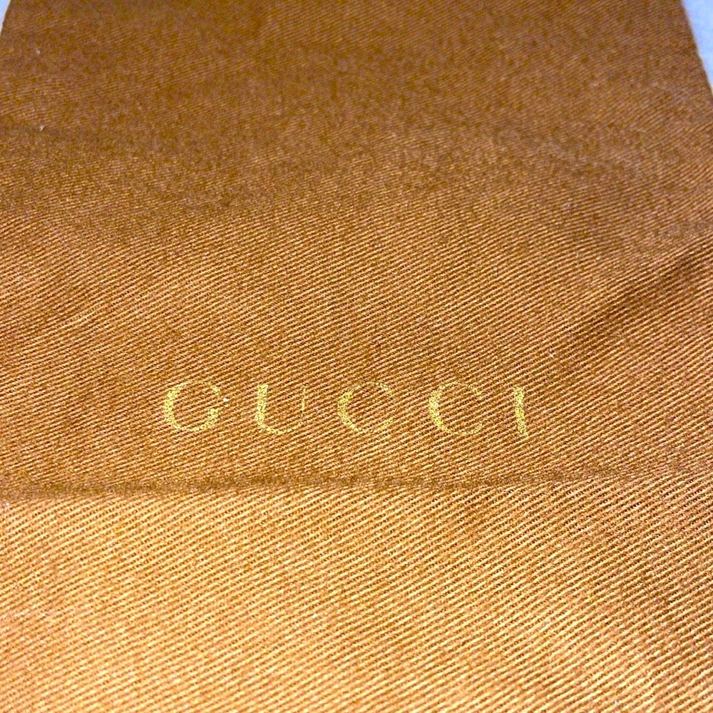Gucci Brown drawstring, dust bag. - Picture 1 of 2